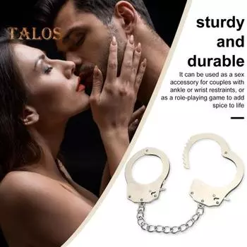 1 пара секс-игрушек с металлическим замком, игрушка для фиксации лодыжки и запястья, игрушка для связывания, ролевая игра, аксессуар для пар