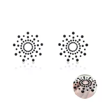 1 пара сексуальных нескромных пирожных Mimi со стразами и бриллиантами, накладки на соски для девочек-деревьев 8.5cm*8.5cm