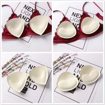 1 пара сексуальных женщин с толстыми губками для бикини, бюстгальтеры пуш-ап с мягкой подкладкой one size