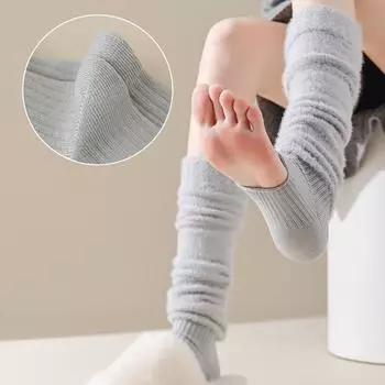 1 пара шерстяных носков в стиле степпинга, сохраняющие тепло, носки для икр, мягкие