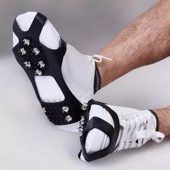1 пара шипов для льда, кошки с 5 стальными шипами для мужчин и женщин жёлтый