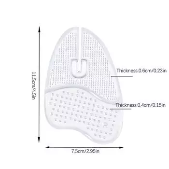 1 пара шлепанцев, сандалии, подушечки, защитные накладки на пальцы ног, противоскользящие прозрачные вставки для передней части стопы, подушечки для обуви, стельки