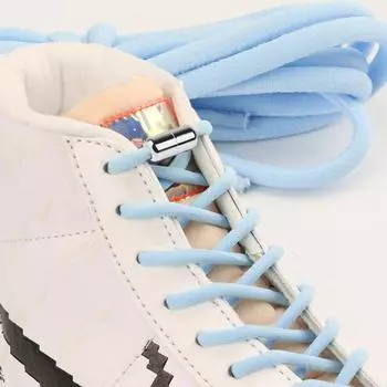 1 пара шнурков для кроссовок, износостойкие эластичные шнурки с металлическими пряжками розовый