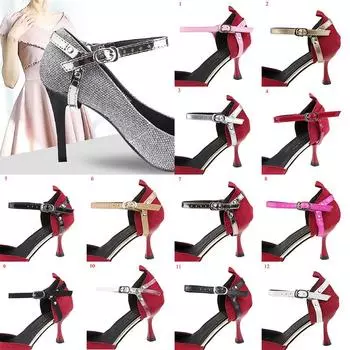 1 пара шнурков на высоком каблуке, свободный треугольный комплект, шнурки для обуви, противоскользящие регулируемые ремни, пряжки для обуви, аксессуары для украшения обуви 1