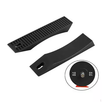 1 пара штанг для становой тяги для эффективной нагрузки и разгрузки силовых и фитнес-спортсменов, тренировок чёрный