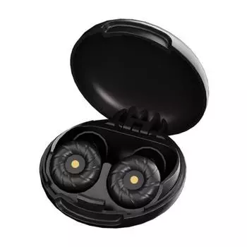 1 пара силиконовых берушей для снижения шума, моющиеся, водонепроницаемые, мягкие, многоразовые, защита слуха, концерты, работа, учеба, сон, тихие беруши чёрный