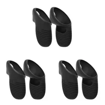 1 пара силиконовых чехлов для контроллера, защита от падения для Meta Quest 3 (черный)