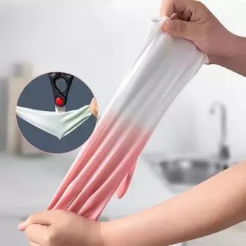 1 пара силиконовых чистящих перчаток, перчатки для мытья посуды, скруббер, губка для мытья посуды, резиновые перчатки, инструменты для чистки S зелёный