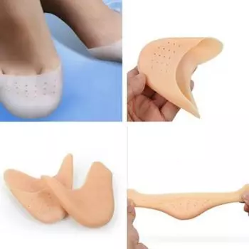 1 пара силиконовых гелевых накладок на носок, мягкие подушечки для пальцев, защитные накладки для балеток, для девочек и женщин, инструменты для ухода за ногами