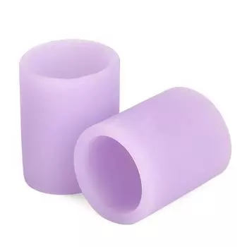 1 пара силиконовых гелевых трубок для ухода за ногами, корректор мозолей и волдырей, протектор мизинца, костный бандаж, поддержка A4