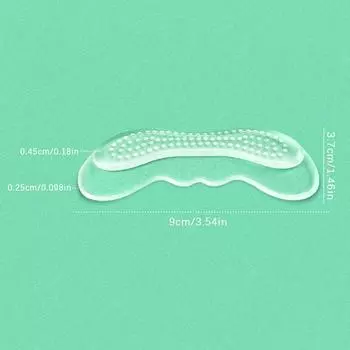 1 пара силиконовых гелевых вкладышей для подкладки на высоком каблуке, защитных вставок для обуви