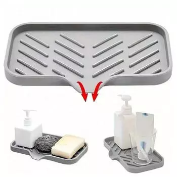 1 пара силиконовых ковриков для мыла, водонепроницаемые подставки для ванной, нескользящий дизайн, легко S