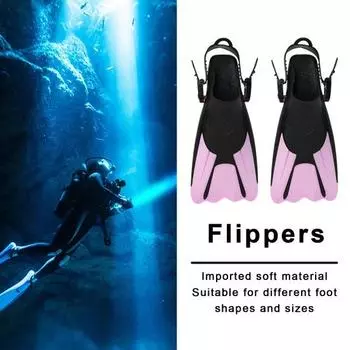 1 пара силиконовых ласт для купальника для взрослых унисекс, ласты для бесплатного дайвинга, тренировочные ласты для плавания, профессиональные ласты для подводного плавания, укрепление сил ног S розовый/фиолетовый