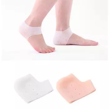 1 пара силиконовых носков с защитой пятки для мужчин и женщин