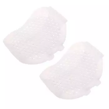 1 пара силиконовых подушечек для передней части стопы, мягкие дышащие защитные стельки для ног, облегчающие боль белый
