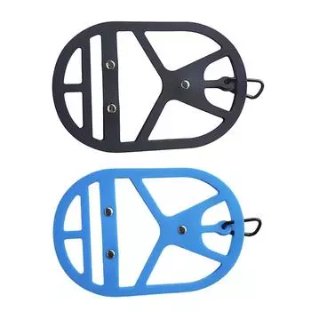 1 пара силиконовых полочек для обуви, зажимы для обуви для скалолазания, портативная сушилка для обуви, дополнительный поднос для обуви, кобура для спортивной обуви на открытом воздухе L чёрный