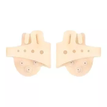 1 пара силиконовых разделителей для пальцев ног, распорки для пальцев ног, подушечки для снятия боли при косточках стопы, подошвенном фасциите, дышащие, нескользящие, поддерживающие корректоры косточек