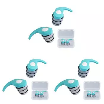 1 пара силиконовых шумоподавляющих берушей водонепроницаемых для сна и плавания(зеленый)