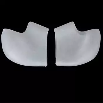 1 пара силиконовых увлажняющих гелевых носков на пятках для защиты от трещин и ухода за кожей ног