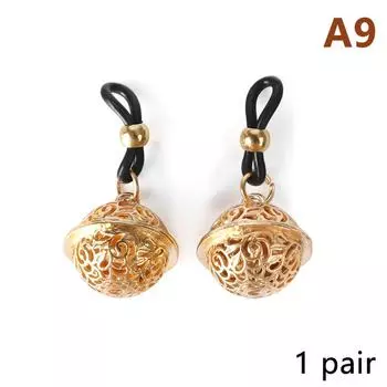 1 пара силиконовых зажимов для сосков, стимуляция клитора, грудь, маленький колокольчик, зажимы для груди, секс-игрушки для женщин