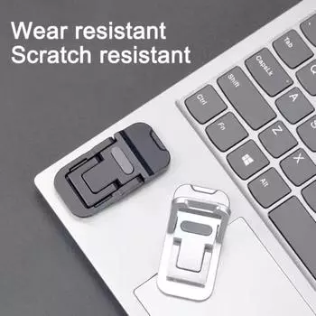 1 пара складных подставок для ноутбука, мини-размер, универсальная портативная подставка для ноутбука, регулируемый кронштейн для охлаждения чёрный