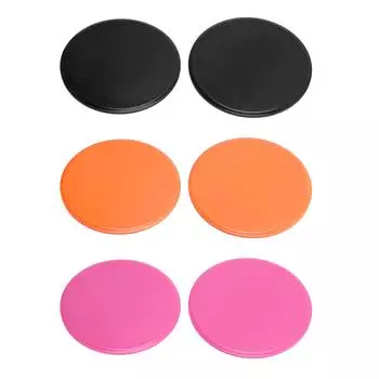 1 пара слайдеров для упражнений, профессиональные круглые двухсторонние выступающие точки, слайдеры для фитнеса, фитнес-диски Black