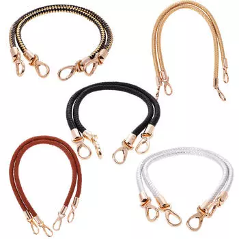 1 пара сменной ручки для сумки через плечо, плетеный ремешок из веревки, коричневый 60cm разноцветные