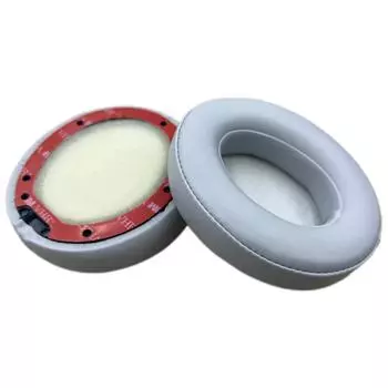 1 пара сменных амбушюров, ультрамягкие амбушюры из губки для проводных беспроводных наушников Beats Studio 2 3, аксессуары для наушников светло-серый