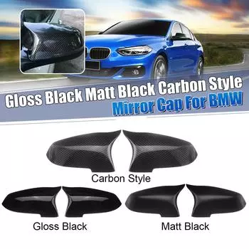 1 пара сменных боковых крыльев из углеродного волокна для зеркала заднего вида для BMW F10 F11 2014 2015 2016 2017 #51167308683/51167308684