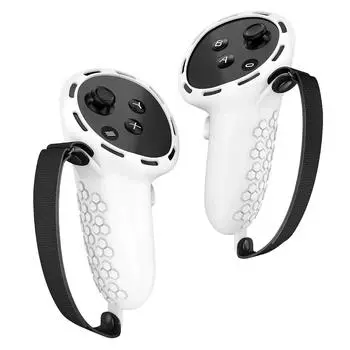 1 пара сменных чехлов для ручки контроллера, силиконовый защитный чехол для Meta Quest 3