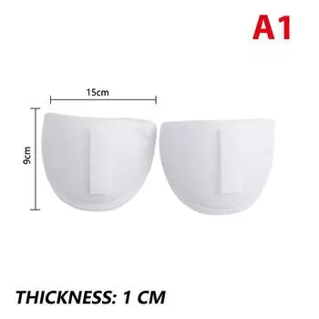 1 пара сменных губчатых подкладок для костюма для женщин и мужчин, одежда без шитья