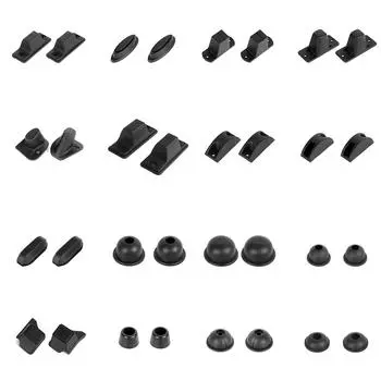 1 пара сменных пластиковых ножек для багажа с шипами для подставки для чемоданов Q