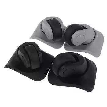 1 пара сменных роликов для чемодана A08, поворотные бесшумные двойные роликовые колеса