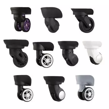 1 пара сменных роликов для чемодана своими руками, поворотные бесшумные роликовые колеса для дорожной сумки, дорожного чемодана 2