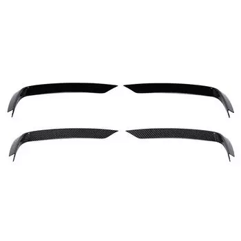 1 пара спойлера для противотуманной фары, решетка спортивного вида, спойлер для противотуманной фары, накладка на решетку для 2 серии Glossy Black