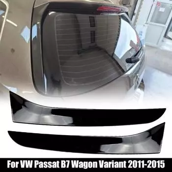 1 пара спойлеров на заднее стекло для Volkswagen VW Passat B7 Wagon Variant 2011-2015