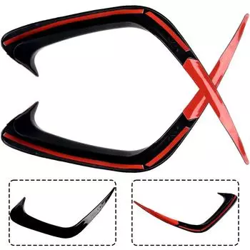 1 пара спойлеров заднего бампера для BMW G20 G28 2019-2020, сплиттер заднего бампера, накладка на спойлер, наклейка на вентиляционное отверстие