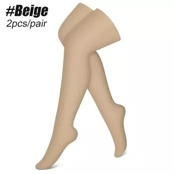 1 пара спортивных компрессионных носков до бедра, компрессионные чулки для лечения при беге, отеках, варикозном расширении вен, беременности, кормлении грудью