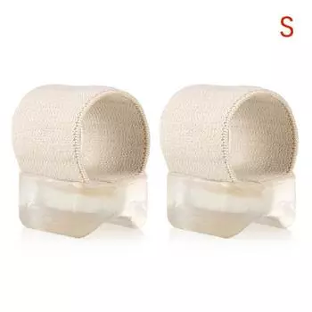 1 пара стельок-разделителей пальцев ног, корректирующая подушечка для разделения пальцев 2.5*1.9*3.1cm телесный