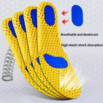 1 пара стелек для обуви с сетчатыми дышащими стельками для мужчин и женщин 35 чёрный