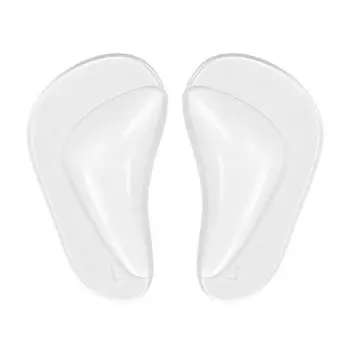 1 пара стелек с поддержкой свода стопы, корректирующих положение, стельки для обуви, дышащие, приятные для кожи, самоклеящиеся подушечки для ног для облегчения подошвенного фасциита, плоскостопия Kid чистый