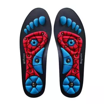 1 пара стелек с поддержкой свода стопы, ортопедические стельки для акупрессуры для облегчения боли, гибкие вставки для обуви, стельки для рефлексологического массажа S
