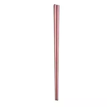 1 пара столовых приборов из нержавеющей стали, цветная длина 23 см, многоразовые палочки для еды, посуда для свадеб, вечеринок, фестивалей, случаев, китайский подарок розового золота