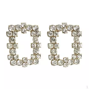 1 пара стразов, пряжка для обуви, подвески для обуви, хрустальные зажимы