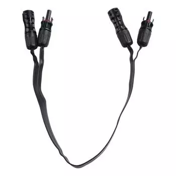 1 пара суперплоских солнечных гибких кабелей, адаптер для разъема солнечной панели, 0,5 м, 1 кВ