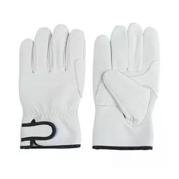 1 пара сварочных защитных перчаток для защиты рук, рабочие перчатки из искусственной овчины, противоскользящие, регулируемое отверстие на запястье, защитные перчатки белый