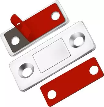 1 пара сверхтонких прочных магнитных присосок для дверей шкафа - невидимые присоски для ящиков шкафа, не пробивающие отверстия. 1 Pair