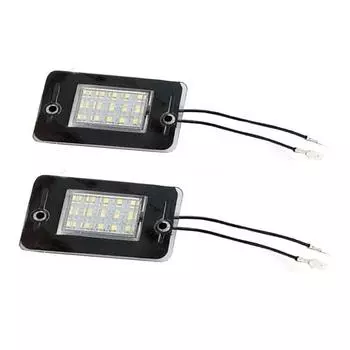 1 пара светодиодных белых фонарей номерного знака XFC500050 для Land Rover Discovery 1 Discovery 2