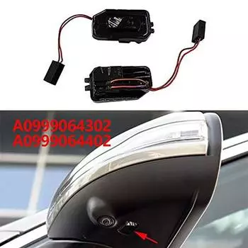 1 пара светодиодных фонарей для зеркала заднего вида для Mercedes-Benz W177 W247 W205