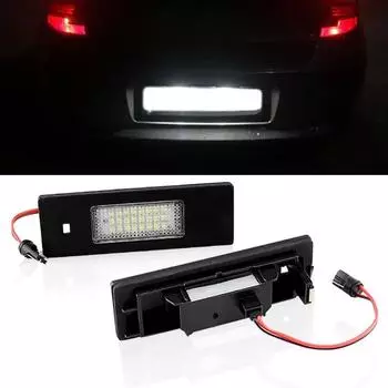 1 пара светодиодных фонарей номерного знака 63267193294 для BMW 1 серии E81 E87 F20 F21 6 серии F06 F12 F13